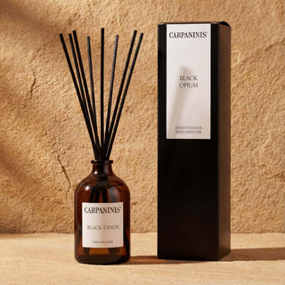 A black opium reed diffuser