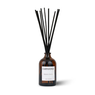 A fresh linen reed diffuser