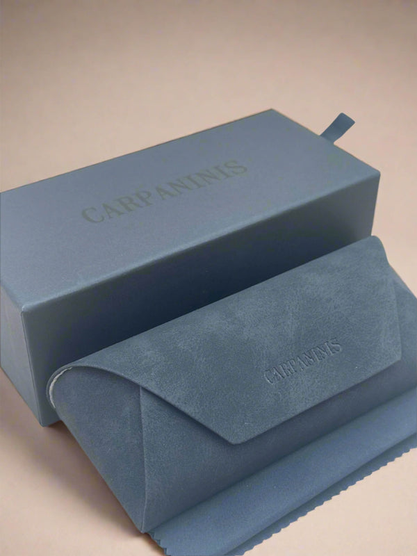 Carpaninis sunglasses case and box