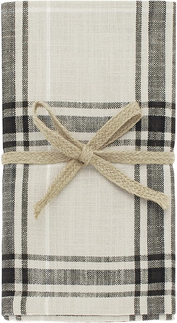 Walton & Co Blake Check Napkins - Set of 4