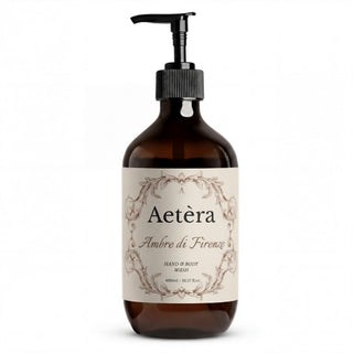 Aetera Italian Botanical Hand Wash | Ambre di Firenze (Patchouli, Amber & Vanilla)