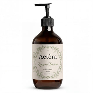 Aetera Italian Botanical Hand Wash | Zenzero Toscano (Ginger & Smoky Cardamom)