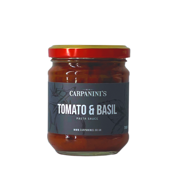 jar of carpaninis tomato and basil sauce